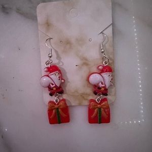 Santa Claus getting busy Earrings